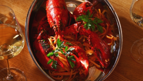 Linguine z homarem